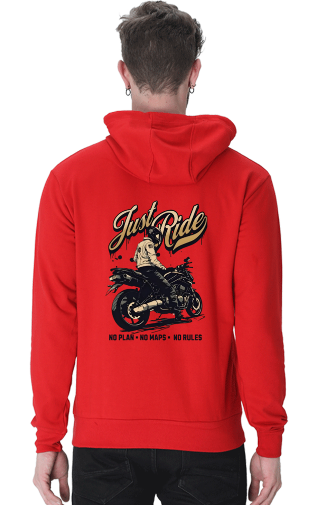 Just Ride - Hoddie 100%Cotton