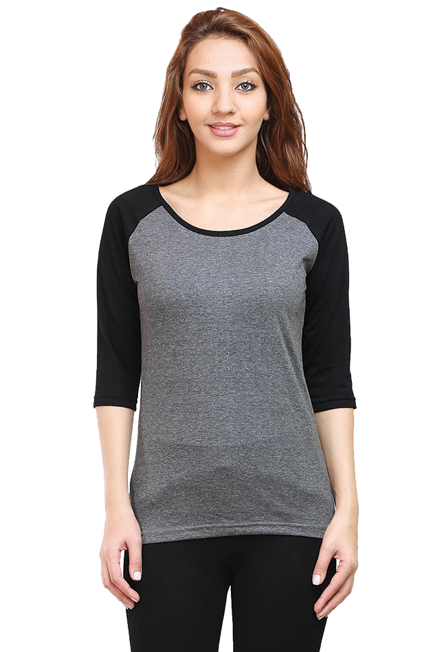 Womens Raglan Full Sleeve Tshirt