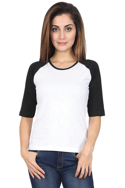 Womens Raglan Full Sleeve Tshirt