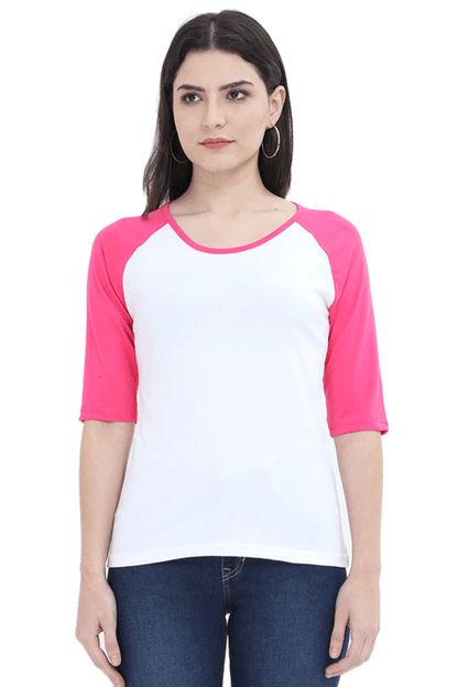 Womens Raglan Full Sleeve Tshirt