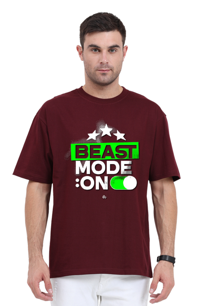 Beast Mode On Oversized Tshirt