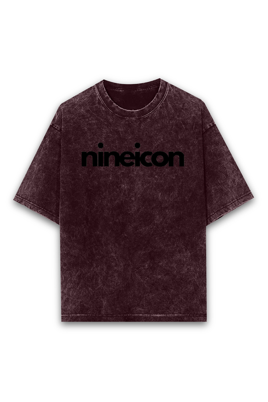 nineicon Unisex Oversized Acid Wash - Premium Tshirt