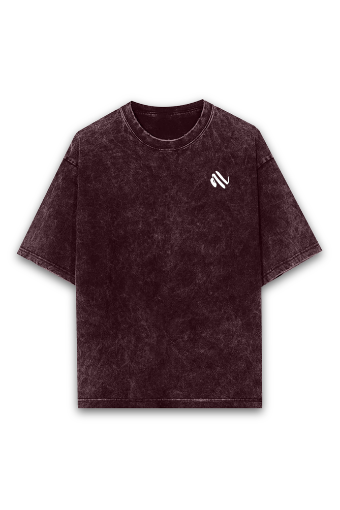 nineicon@ Unisex Oversized Acid Wash - Premium Tshirt