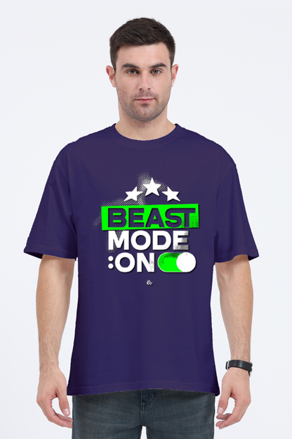 Beast Mode On Oversized Tshirt