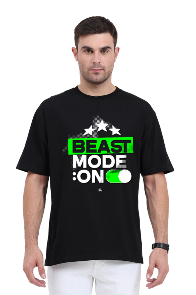 Beast Mode On Oversized Tshirt