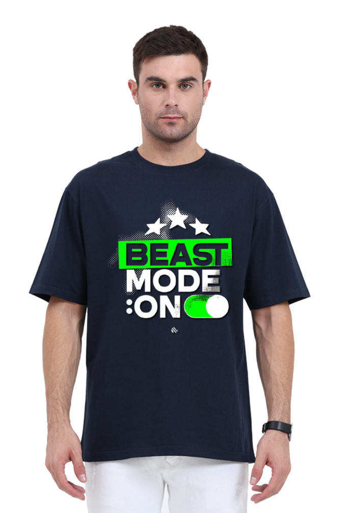 Beast Mode On Oversized Tshirt