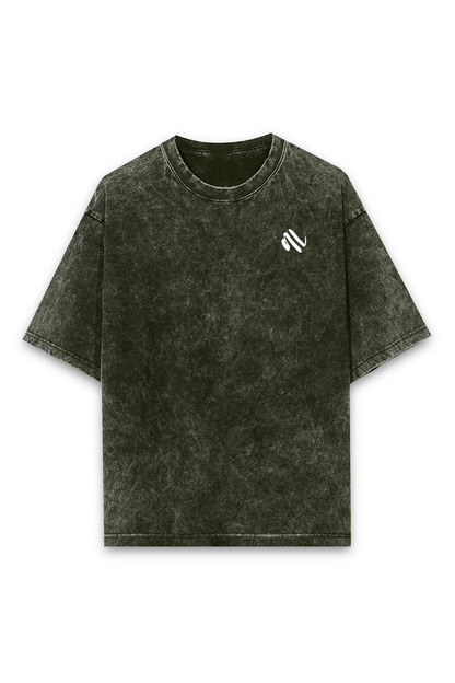 nineicon@ Unisex Oversized Acid Wash - Premium Tshirt