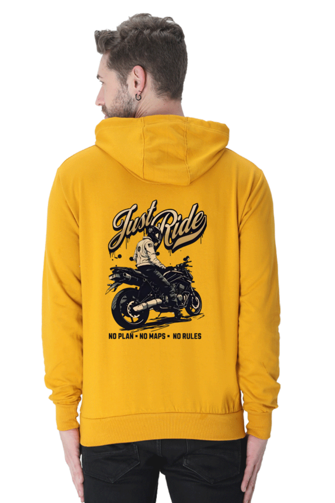 Just Ride - Hoddie 100%Cotton