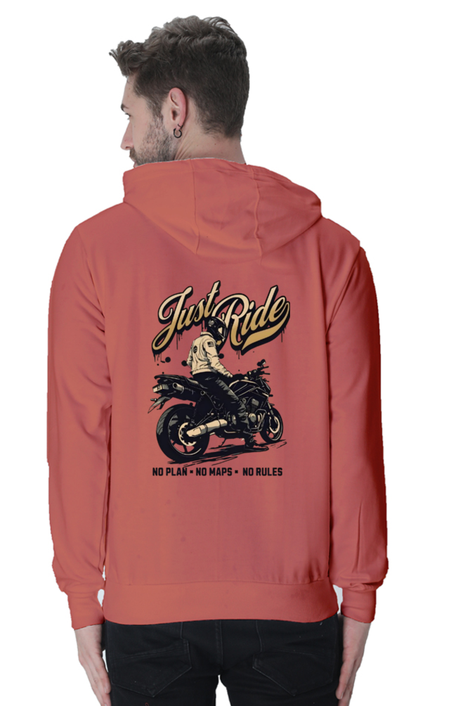 Just Ride - Hoddie 100%Cotton