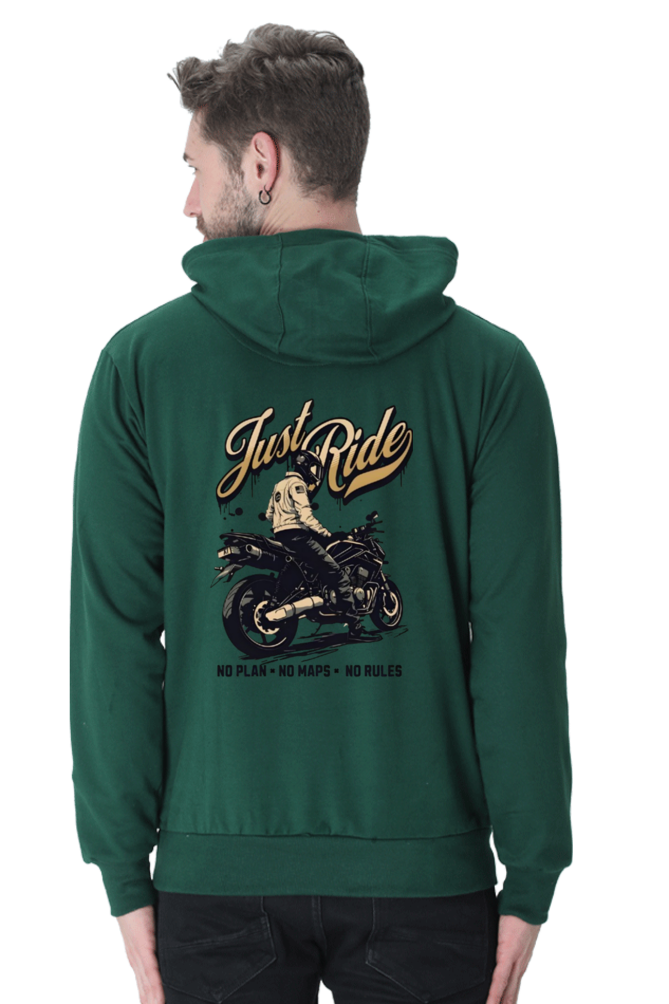 Just Ride - Hoddie 100%Cotton