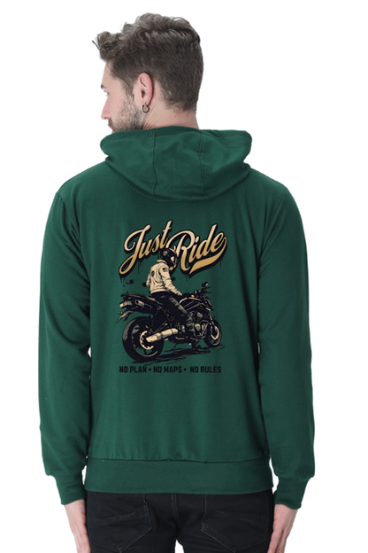 Just Ride - Hoddie 100%Cotton