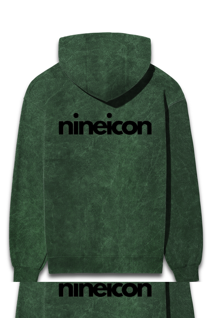 nineicon2 Unisex Acid Wash - premium Hoddie